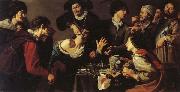 Theodoor Rombouts The Tooth-puller Sweden oil painting artist